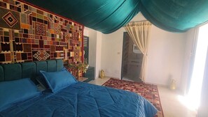 尊荣双人房, 1 间卧室, 私人浴室 | 埃及棉床单、高档床上用品