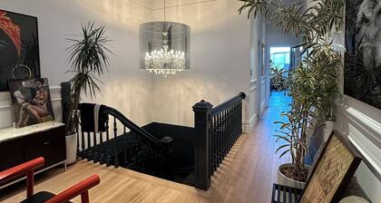 Mission jewel box filled with art and classic furniture, Garage parking & AC
