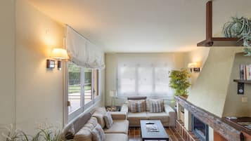 TV, fireplace, ping pong