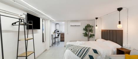 1 Schlafzimmer, Bügeleisen/Bügelbrett, kostenloses WLAN, Bettwäsche