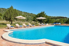 Pool - Villa 'Can Roca' with Sea Views, Wi-Fi and Air Conditioning (Illes Balears)