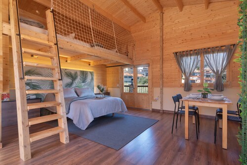 'La Cabaña El Refugio De Las Vegas' with Mountain View, Wi-Fi and Air Conditioning