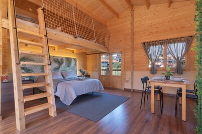 'La Cabaña El Refugio De Las Vegas' with Mountain View, Wi-Fi and Air Conditioning