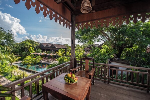 Terrace/patio - PHUM KHMER LODGE (Siem Reap)