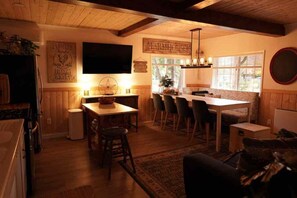 Dining - Remodelled 1935 Prairie House, Sleeps 15, 4 Private Units + Baths, 1 ac in Town (Yelm)