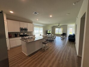 Interior - Quiet spacious 5-bedroom house with huge fenced yard near COTA, Tesla, Airport (Del Valle)