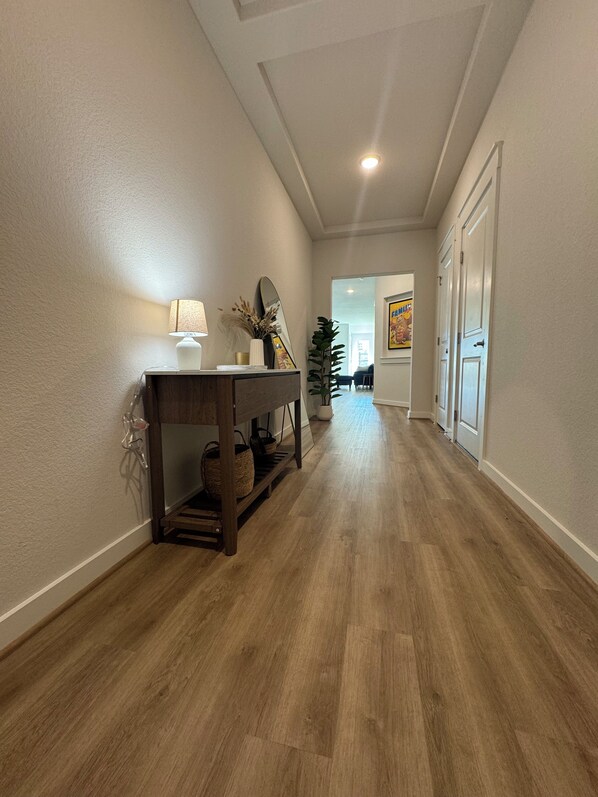 Interior - Quiet spacious 5-bedroom house with huge fenced yard near COTA, Tesla, Airport (Del Valle)