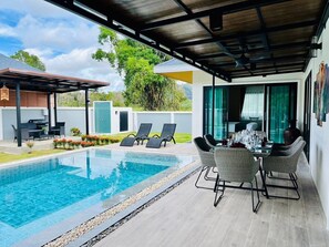Deluxe Villa, Mountain View | Terrace/patio - Leigh Villa (Krabi)