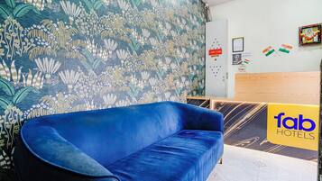 Sitteområde i lobbyen