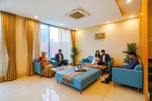 Sala de estar en el lobby