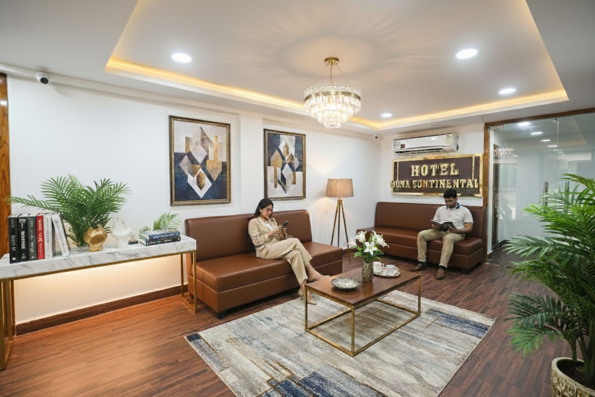 Sitzecke in der Lobby