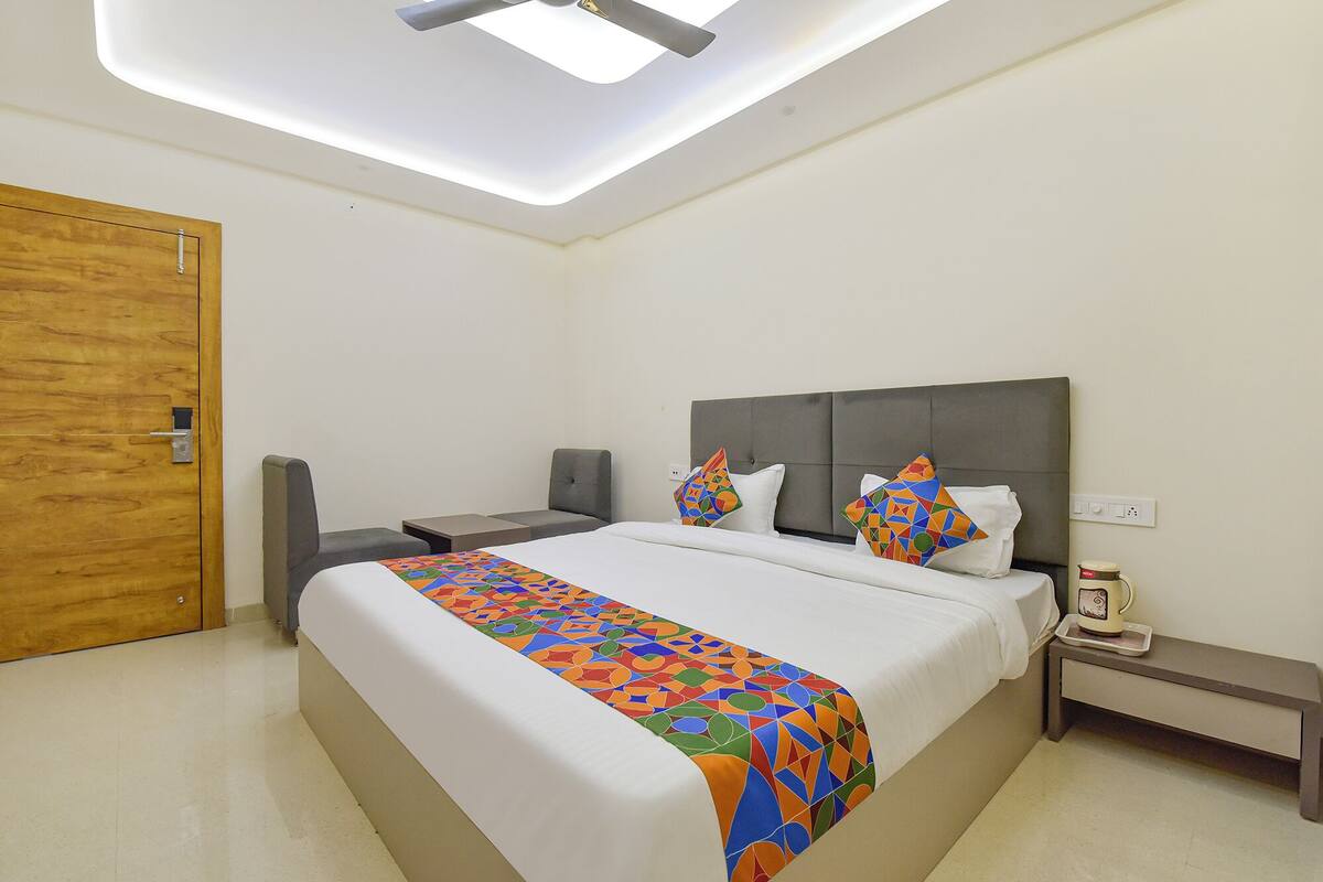 Phòng Deluxe | Bộ trải giường bằng vải cotton Ai Cập, bộ đồ giường cao cấp
