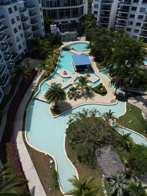 Pool - Cozy 2-bedroom apartment in charming Playa Blanca with AC, WiFi (Río Hato, Antón District)