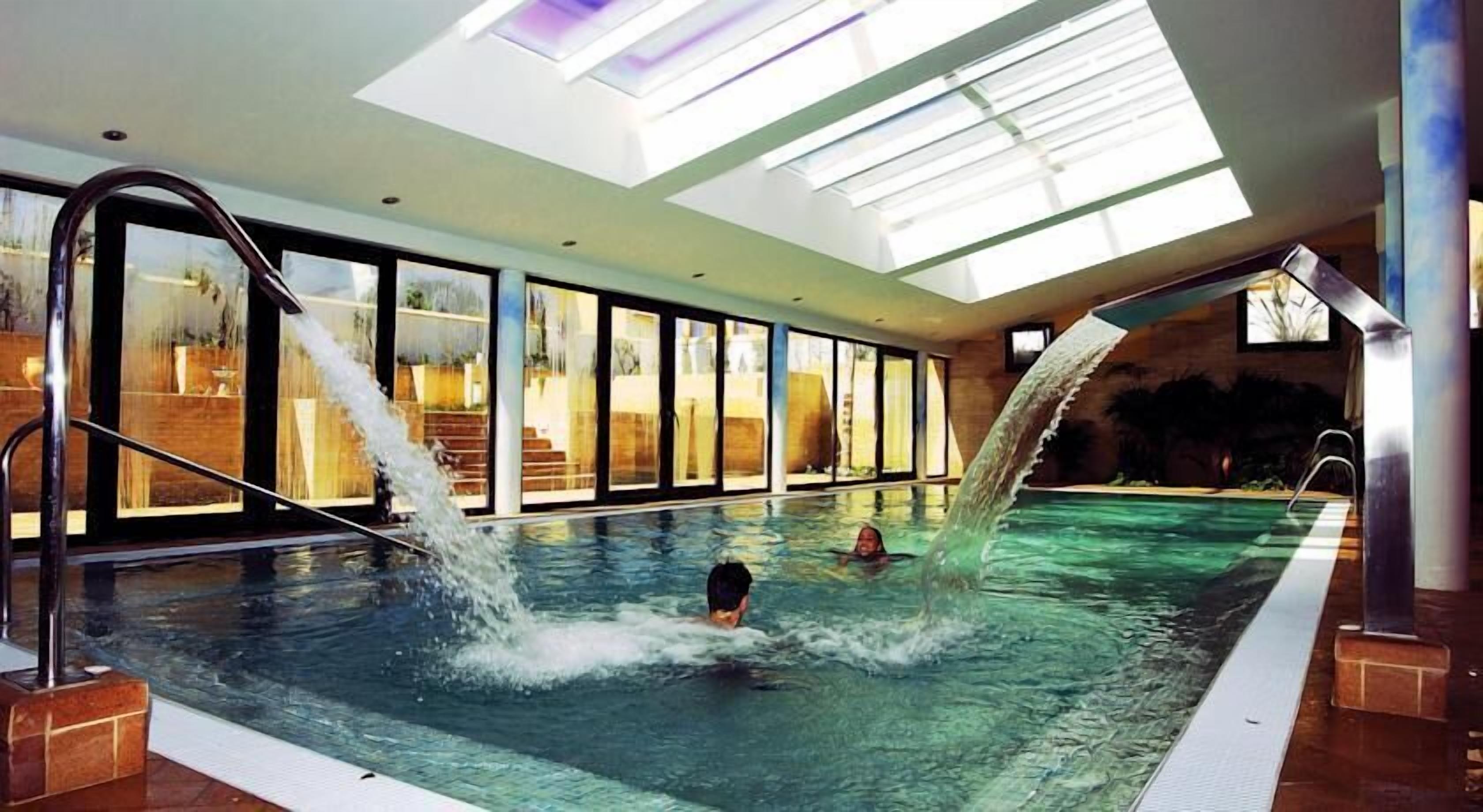 Indoor pool, outdoor pool