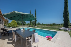 Pool - Mas de l'Avit – Vacation villa near Montpellier with pool, view and enclosed garden (Viols-en-Laval)