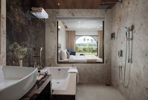 Executive-Doppelzimmer, Balkon | Badezimmer