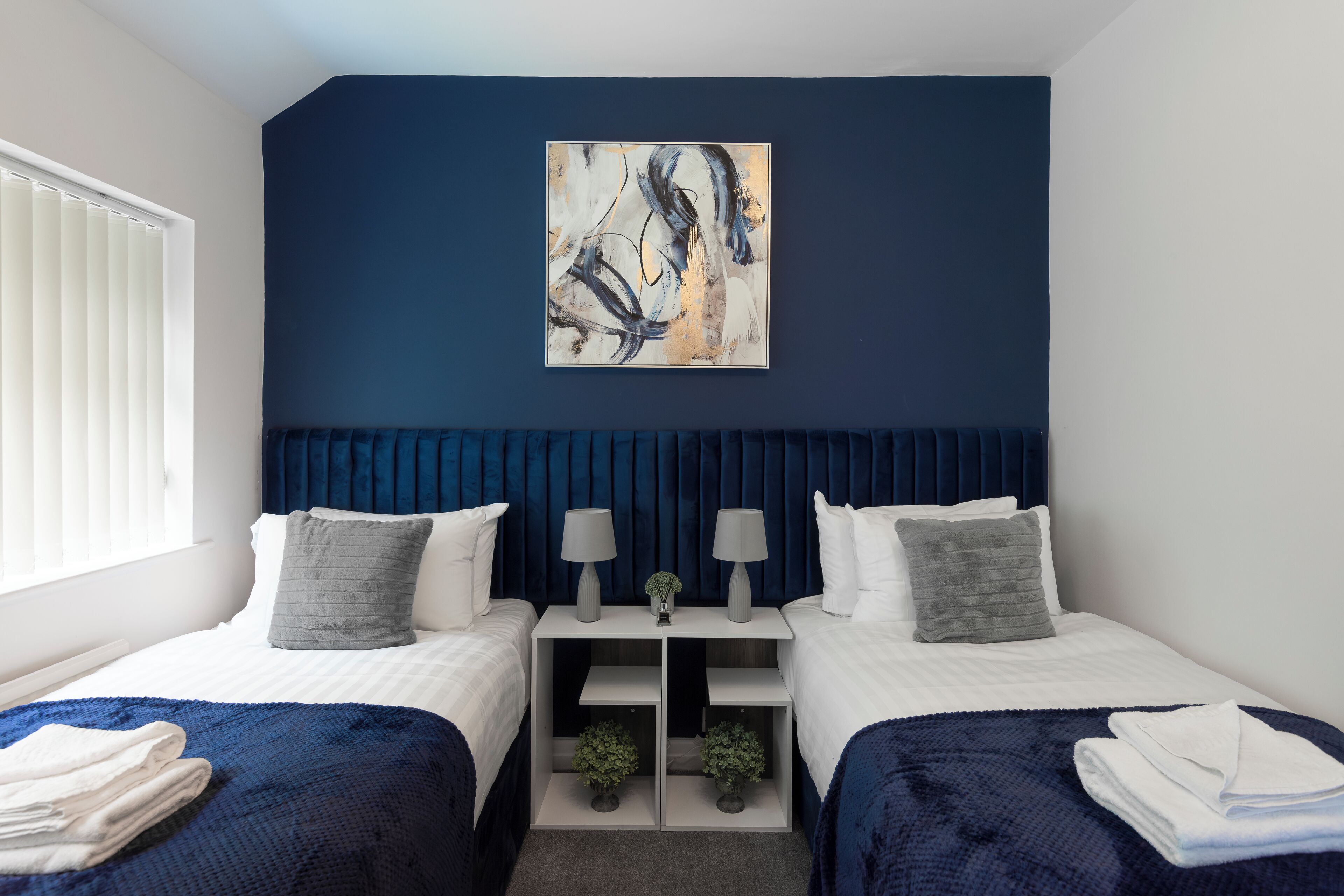 3 bedrooms, desk, soundproofing, iron/ironing board