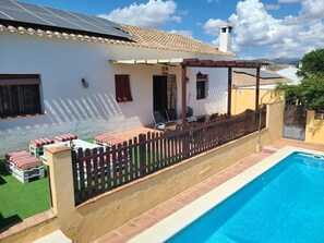 Ferienhaus, 3 Schlafzimmer, barrierefrei, Raucher | Pool | Außenpool