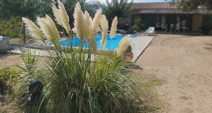 Un Petit Paradis! Villa indépendante au Calme-Piscine privée chauffée 7Km plage