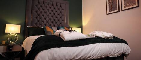 Appartement | 1 slaapkamer, een strijkplank/strijkijzer, gratis wifi, beddengoed