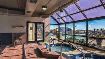 Indoor pool, a heated pool