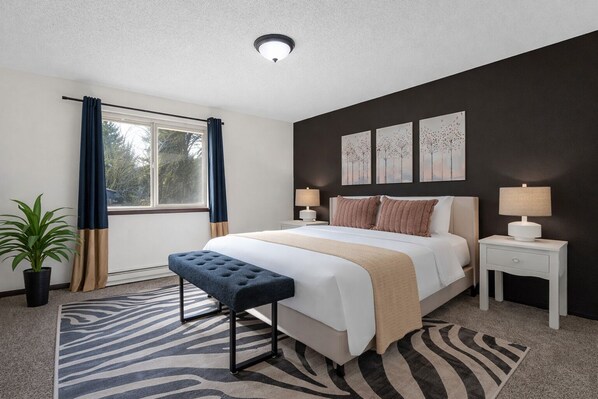 2 bedrooms, desk, iron/ironing board, free WiFi