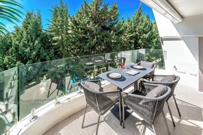 Leilighet – premium, hageutsikt | Terrasse/patio