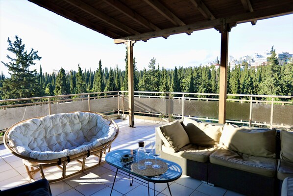Balcony - Unique Penthouse With Acropolis View (Athens)