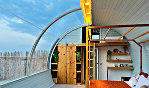 コンフォート キャビン シービュー | 遮光カーテン、WiFi (無料)