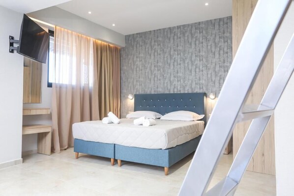 Laptop workspace, soundproofing, free WiFi - CORFU GOLD LUXURY SUITES (Corfu)