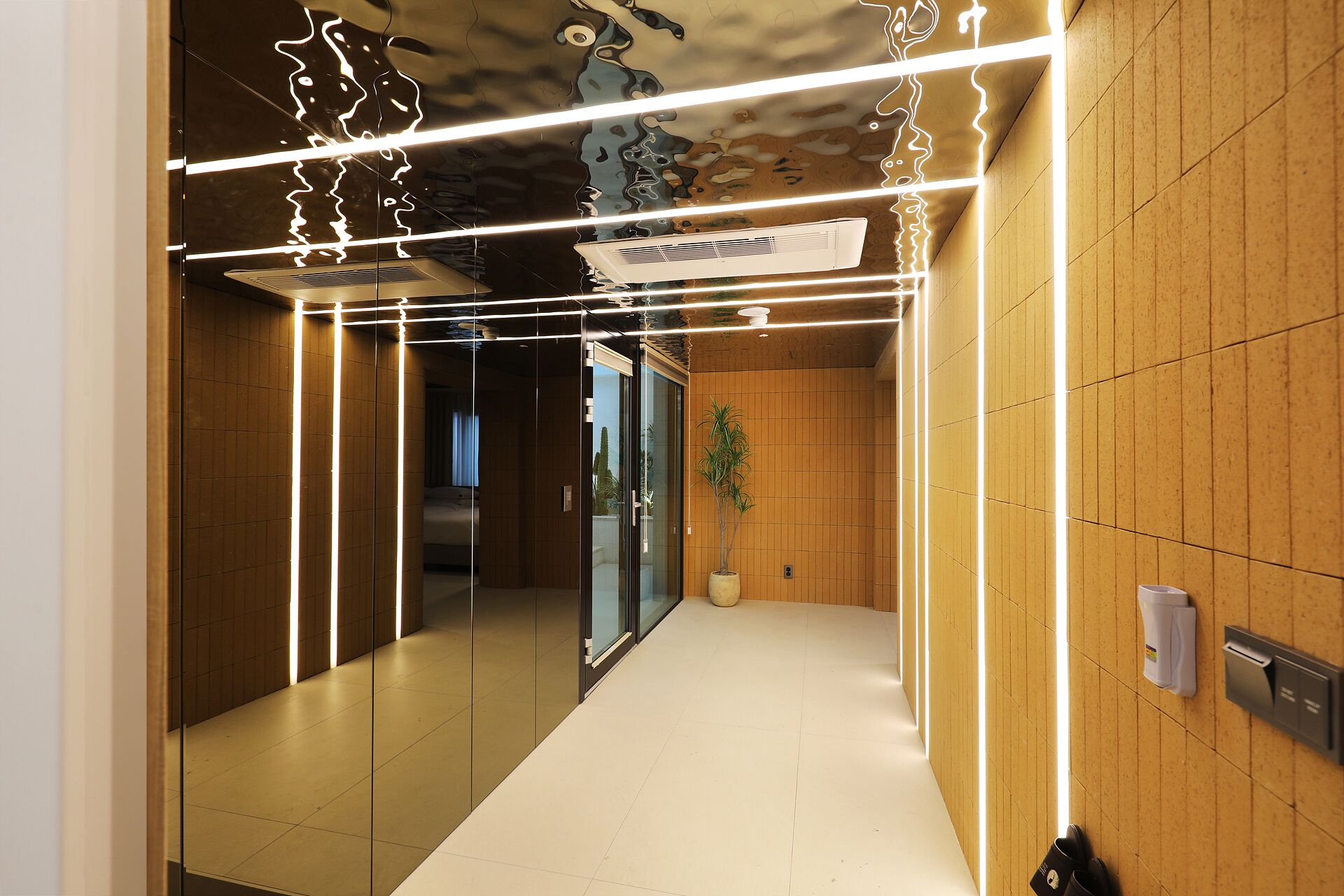 Luxury Suite, Non Smoking | Living area | 65-inch Smart TV with cable channels