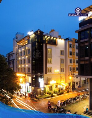 Façana frontal de l'allotjament