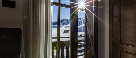 Economy-Doppel- oder -Zweibettzimmer, Nichtraucher, Bergblick