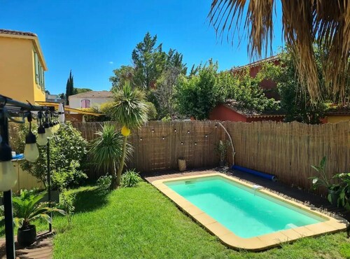 The vacation home, close to town, sea and mountains