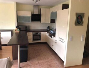 Apartment | Private kitchen | Fridge, microwave, oven, stovetop - Cozy Vienna Apartment - Central Location (Vienna)