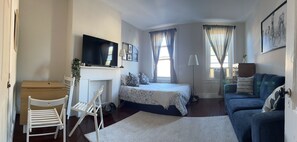 2 habitaciones, tabla de planchar con plancha, wifi y ropa de cama 