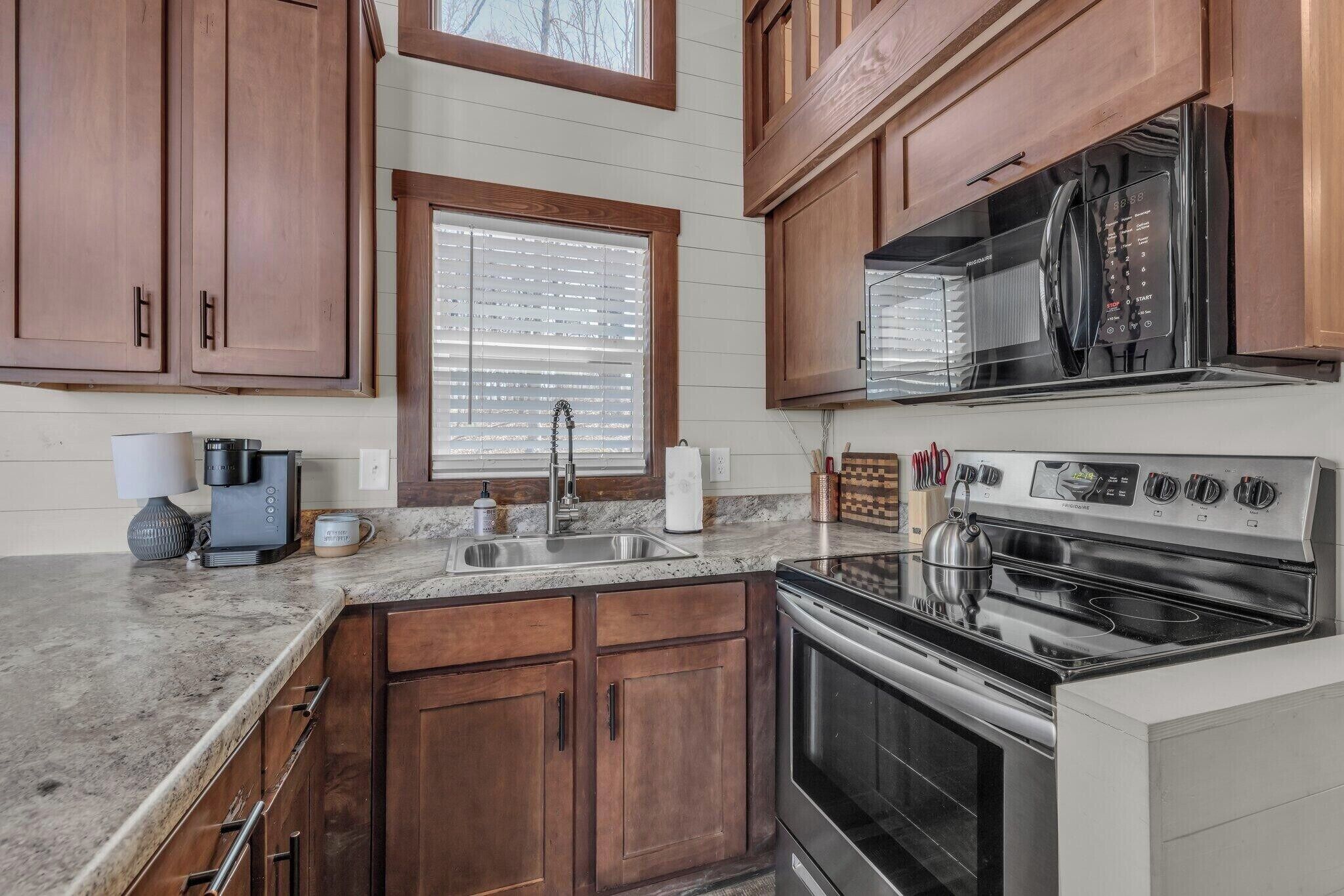 Microwave, oven, stovetop