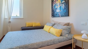 2 bedrooms, iron/ironing board, travel crib, WiFi