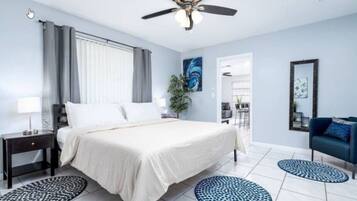 1 makuuhuone, työpöytä, silitysrauta/-lauta, ilmainen Wi-Fi