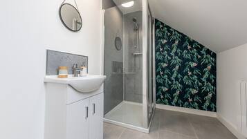 Hair dryer, towels