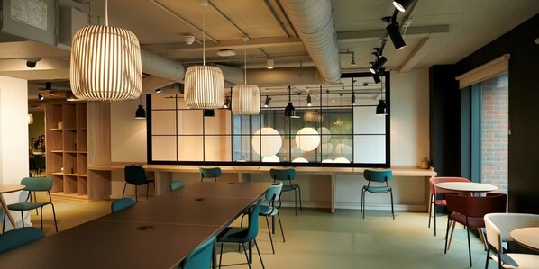 Sala de estar en el lobby