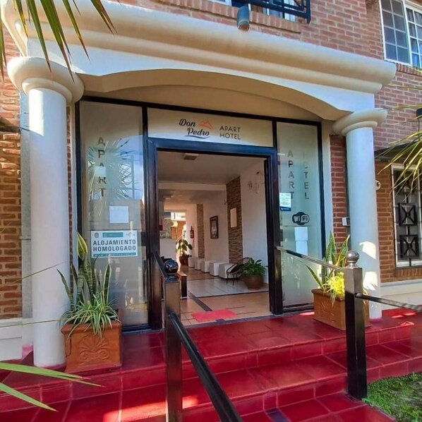 Voorkant van accommodatie