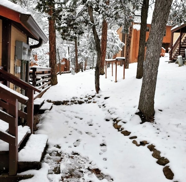 Property grounds - Cozy 2-bedroom Ruidoso Retreat (Ruidoso)