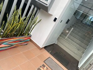 Fassade der Unterkunft