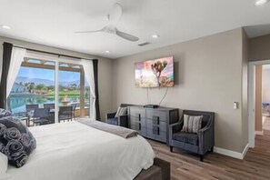 4 bedrooms, iron/ironing board, travel cot, WiFi