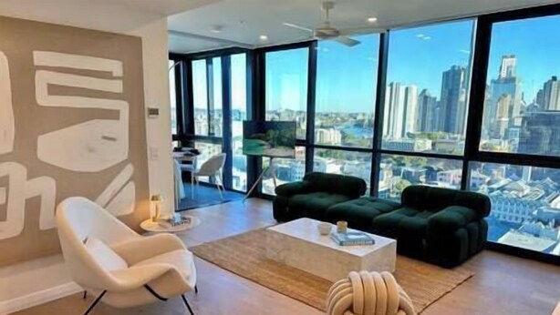 Living area - Utopia City Oasis Exquisite Urban Retreat, City Oasis Exquisite Urban Retreat (Fortitude Valley)