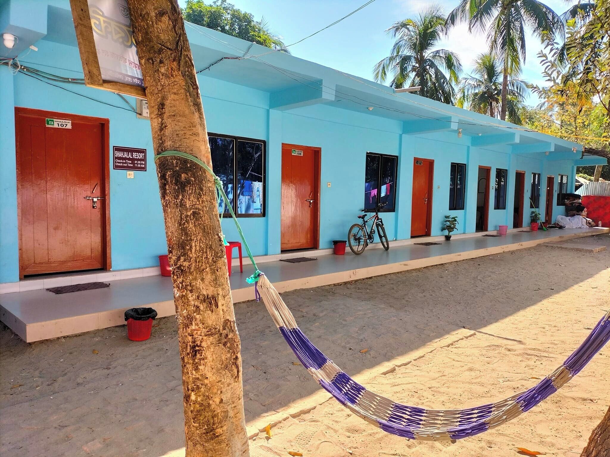 Fachada de la propiedad