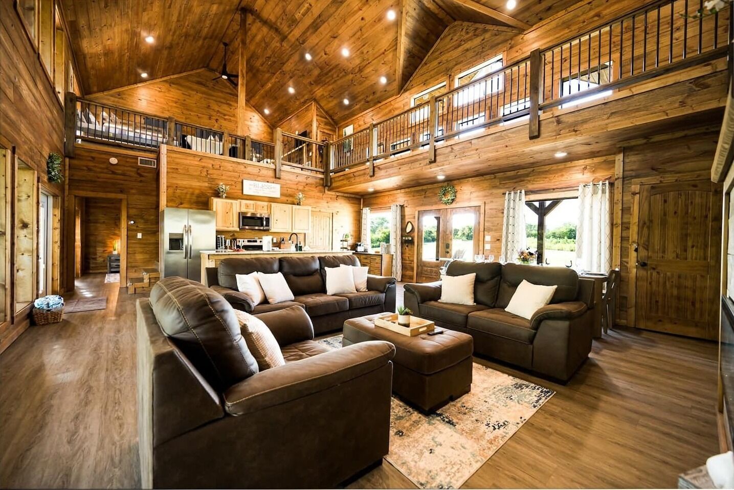 TV, fireplace, video games, offices