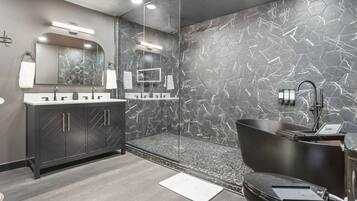 Shower, towels