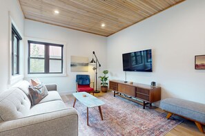 TV, DVD player, foosball